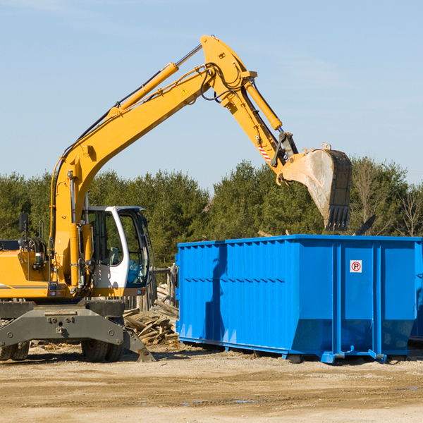 what size residential dumpster rentals are available in Morgan GA